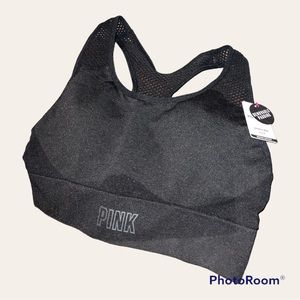 PINK sports bra BLK w/ Medium support